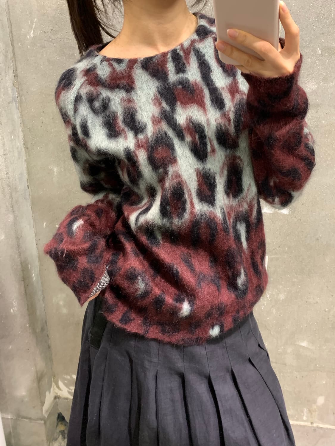 Balenciaga 발렌시아가 모헤어 레오파드 니트 스웨터 상품이미지3