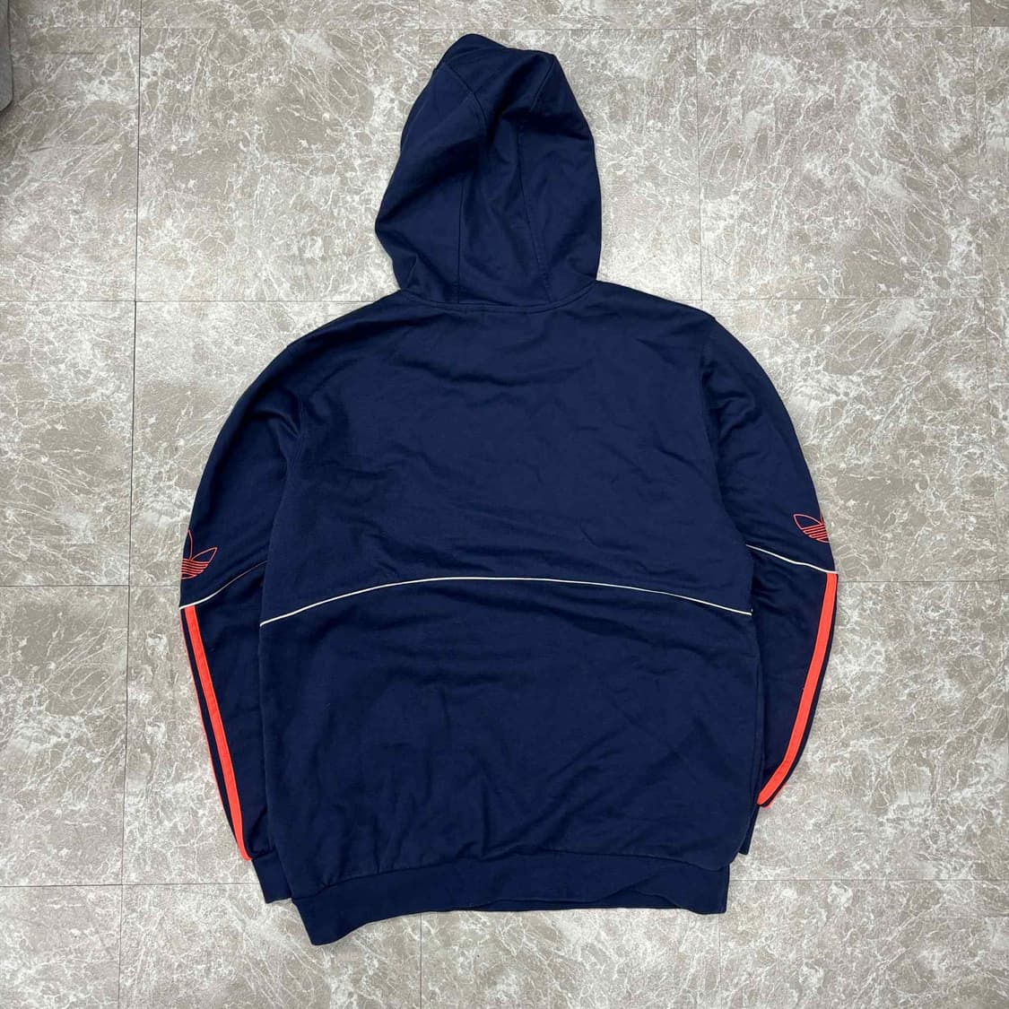 아디다스 신형 네이비 스웨트셔츠 후드티(L) 상품이미지3