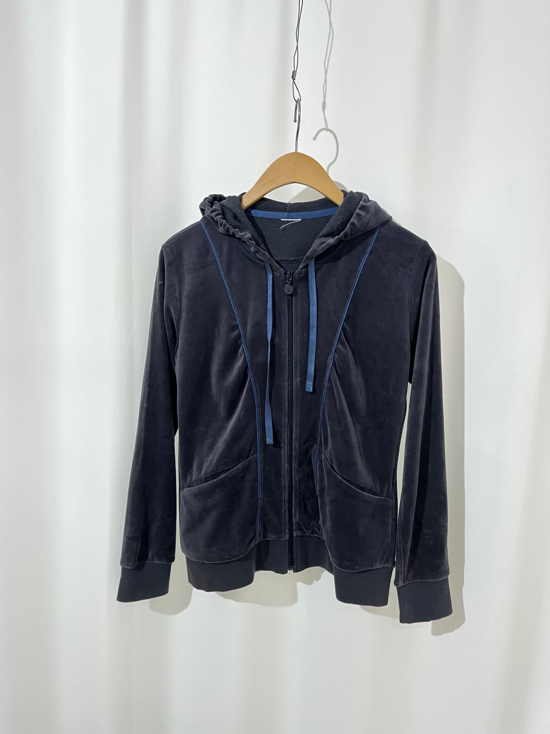 Adidas neo velour hood zip up  상품이미지1