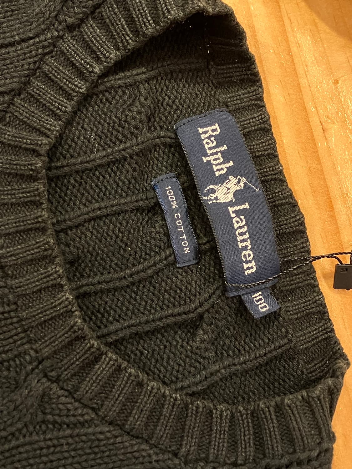 폴로 랄프로렌 꽈배기 니트 블랙 100   #csz1898 상품이미지7