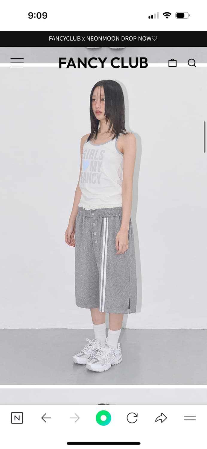 팬시클럽 슬리브 FANCY SLEEVELESS (GRAY) 상품이미지4