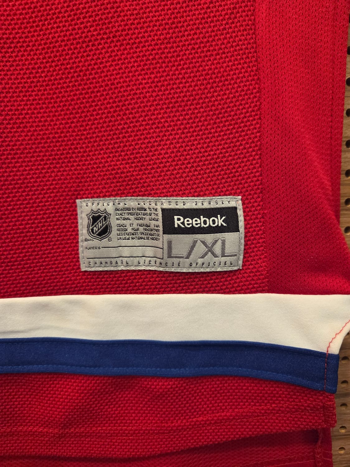 [Reebok 정품] NHL 아이스하키 저지 (몬트리올/유스 L/XL) 상품이미지3