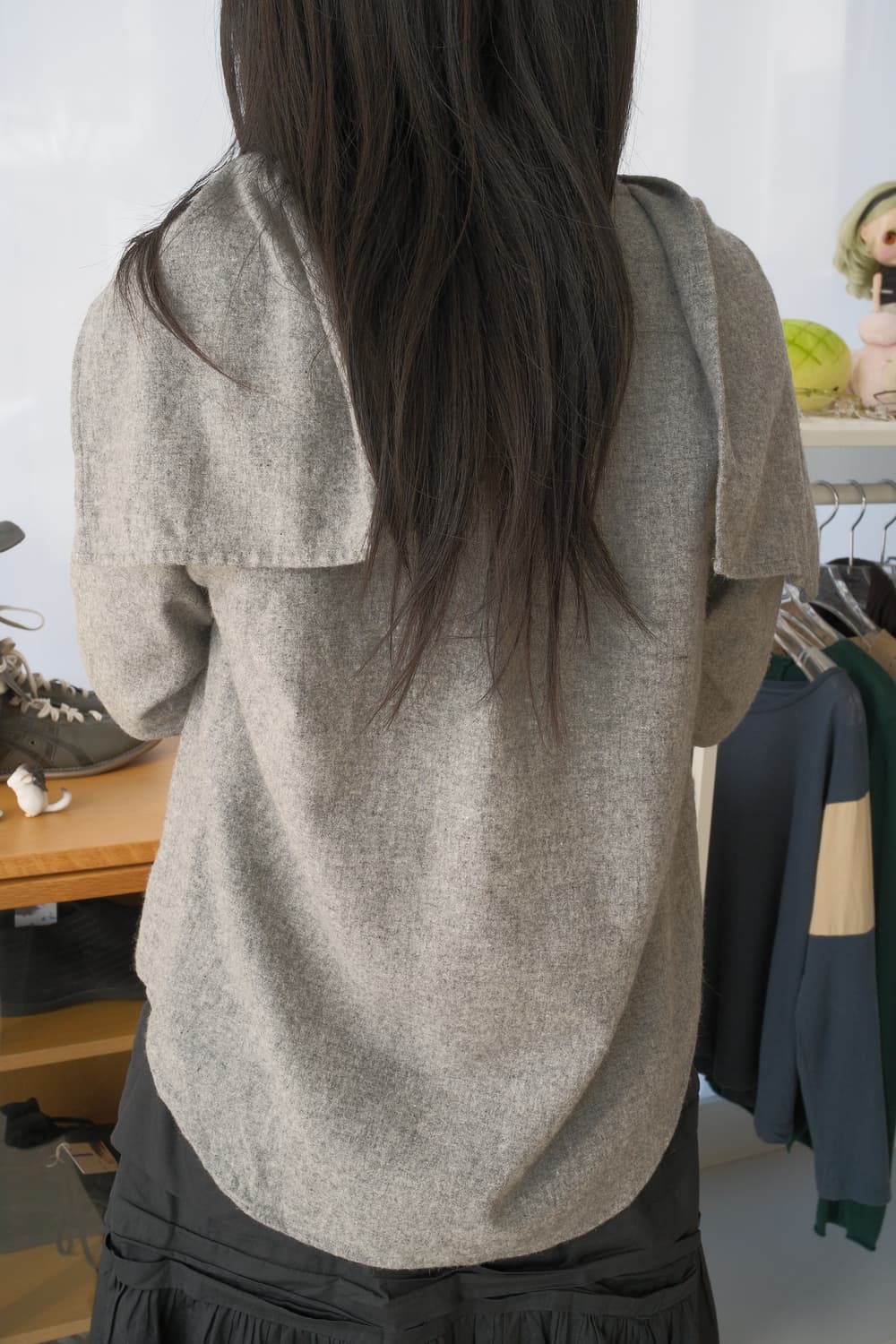 Scarf shirt 상품이미지6