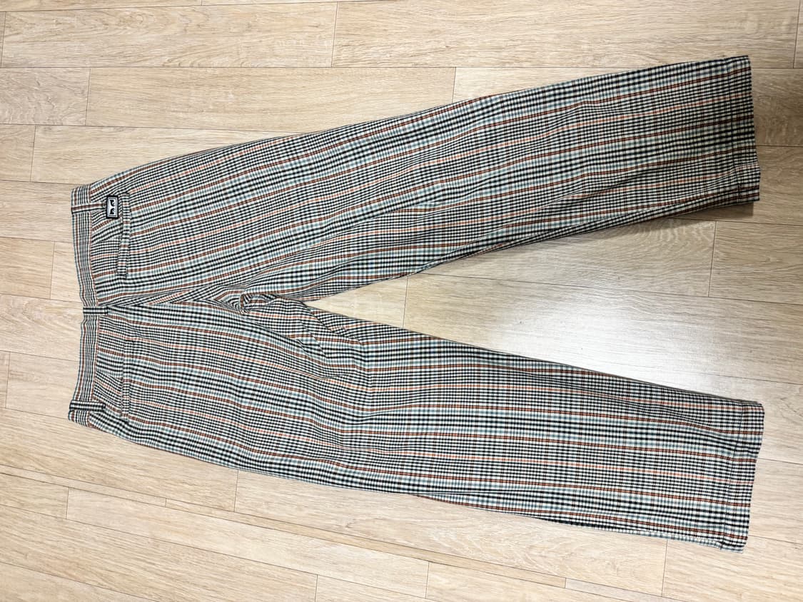 obey 체크 패턴 바지 사이즈 30 상품이미지2