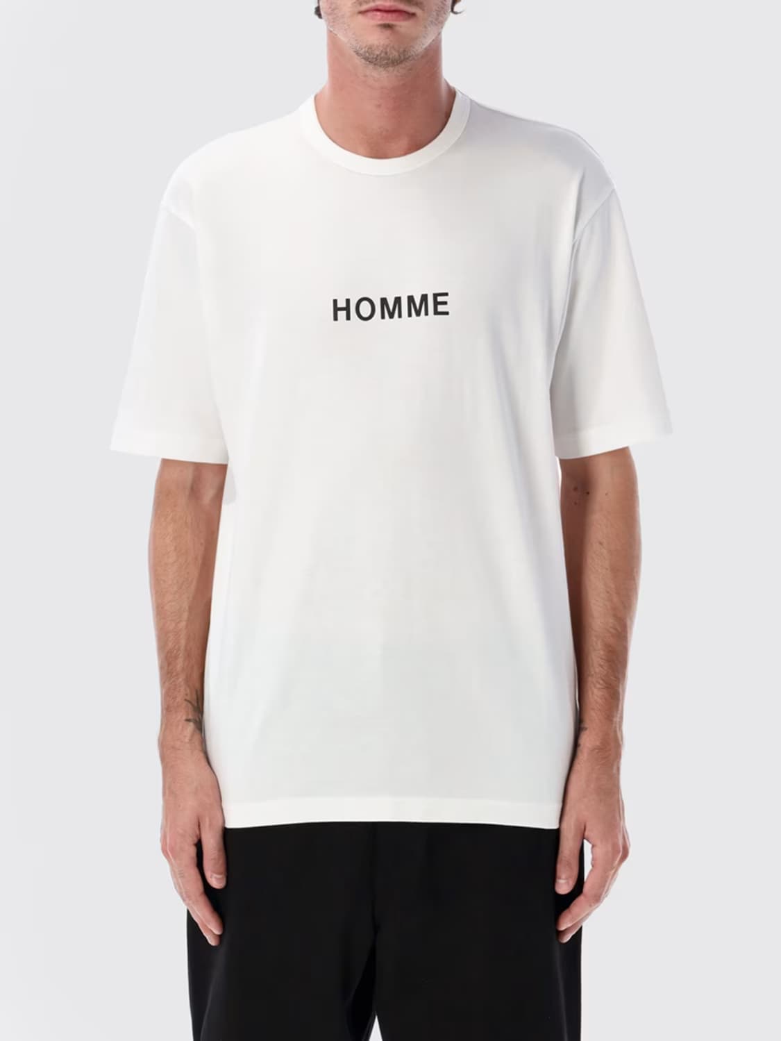 L) 꼼데가르송 옴므 homme 반팔 티셔츠 상품이미지5