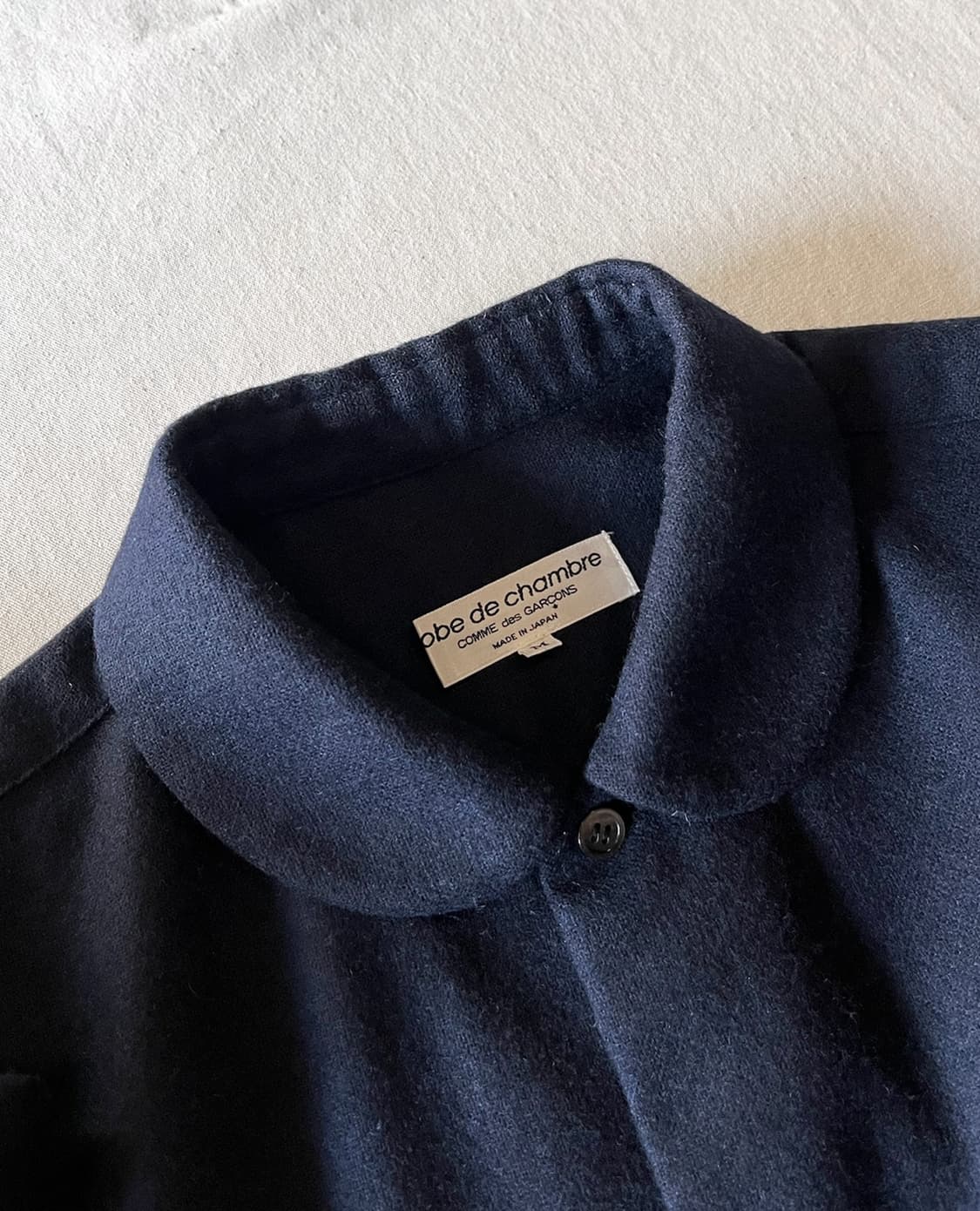 COMME DES CARCONS navy wool shirt 상품이미지9