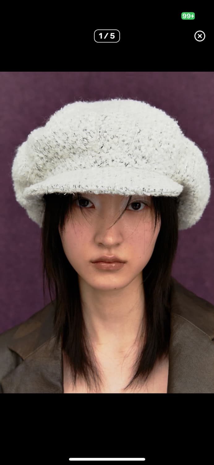Gorrogorra cloud cap wool white 상품이미지4