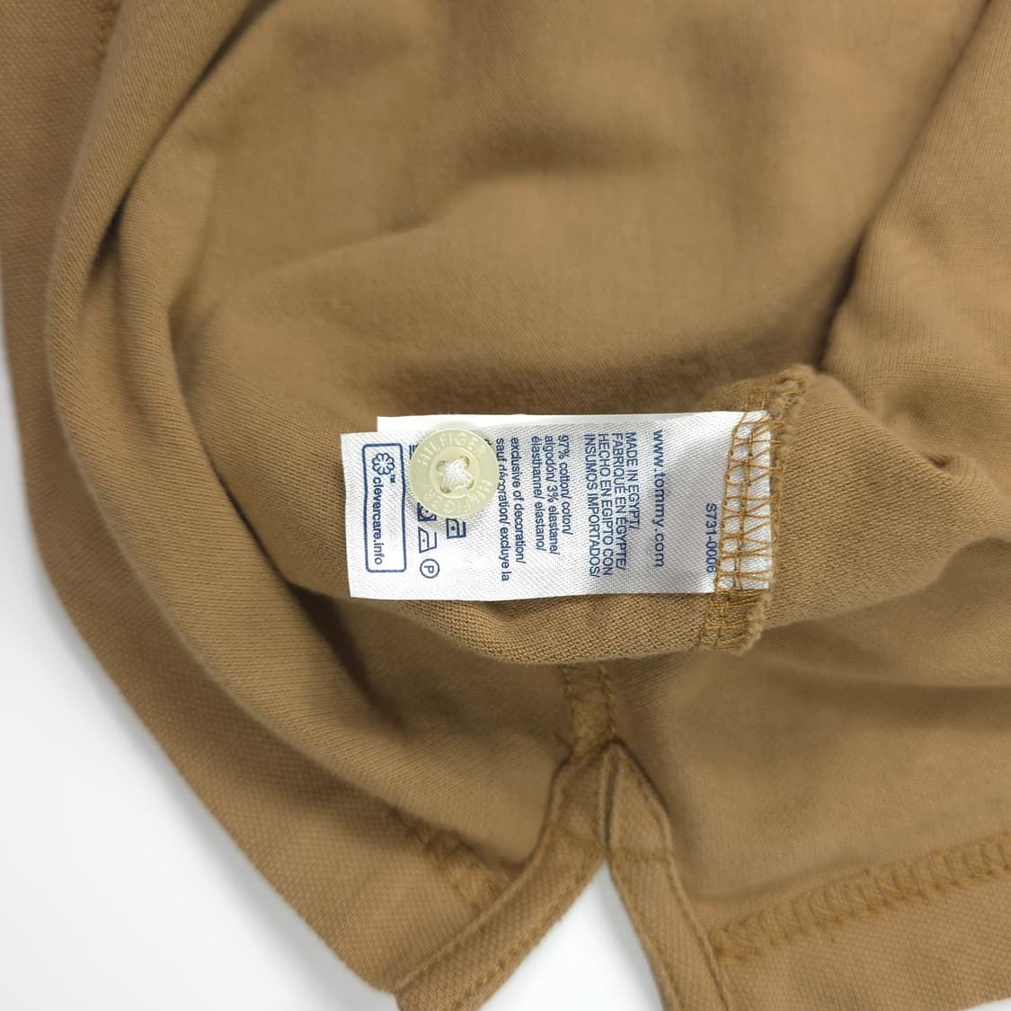 타미 힐피거 코튼 카라티셔츠 브라운 (L) 상품이미지5