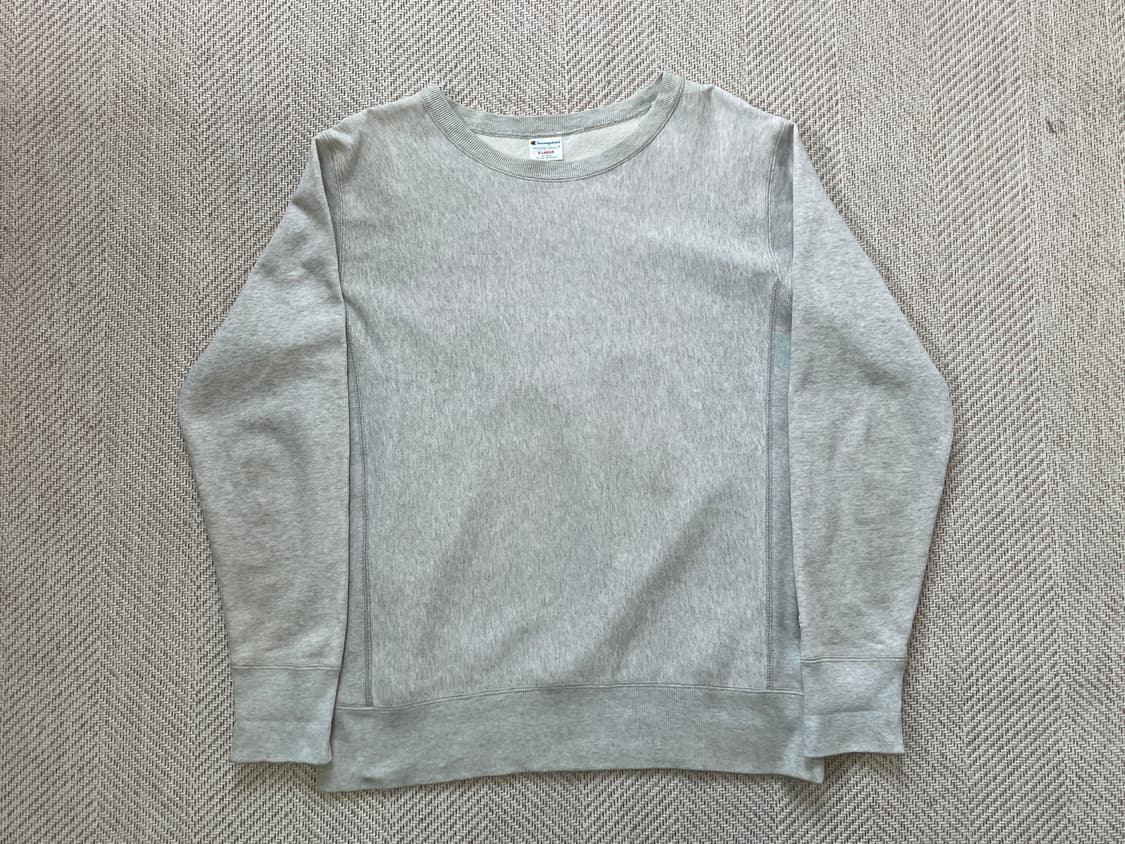 챔피온 리버스위브 그레이 스웻셔츠  상품이미지1