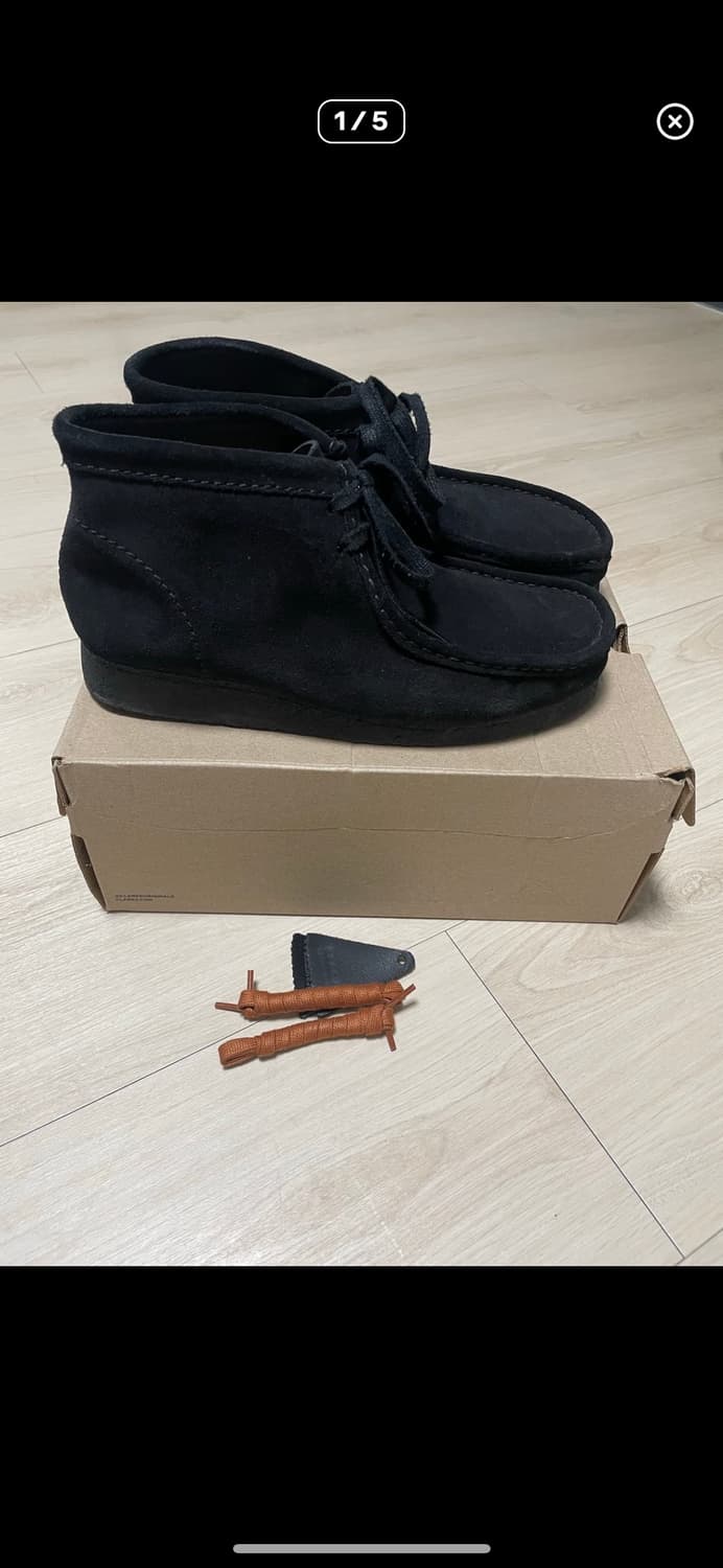 클락스 왈라비 블랙 265 상품이미지1