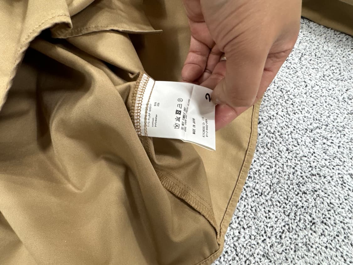 JIEDA 지에다 플랍셔츠 상품이미지6