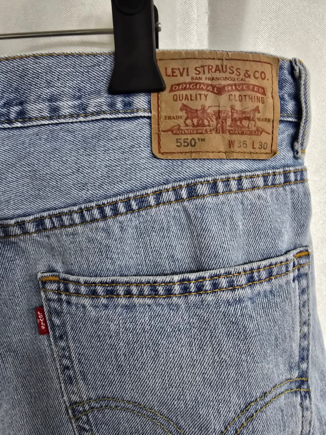 리바이스 550청바지 연청 데님 팬츠 (1832) 상품이미지3