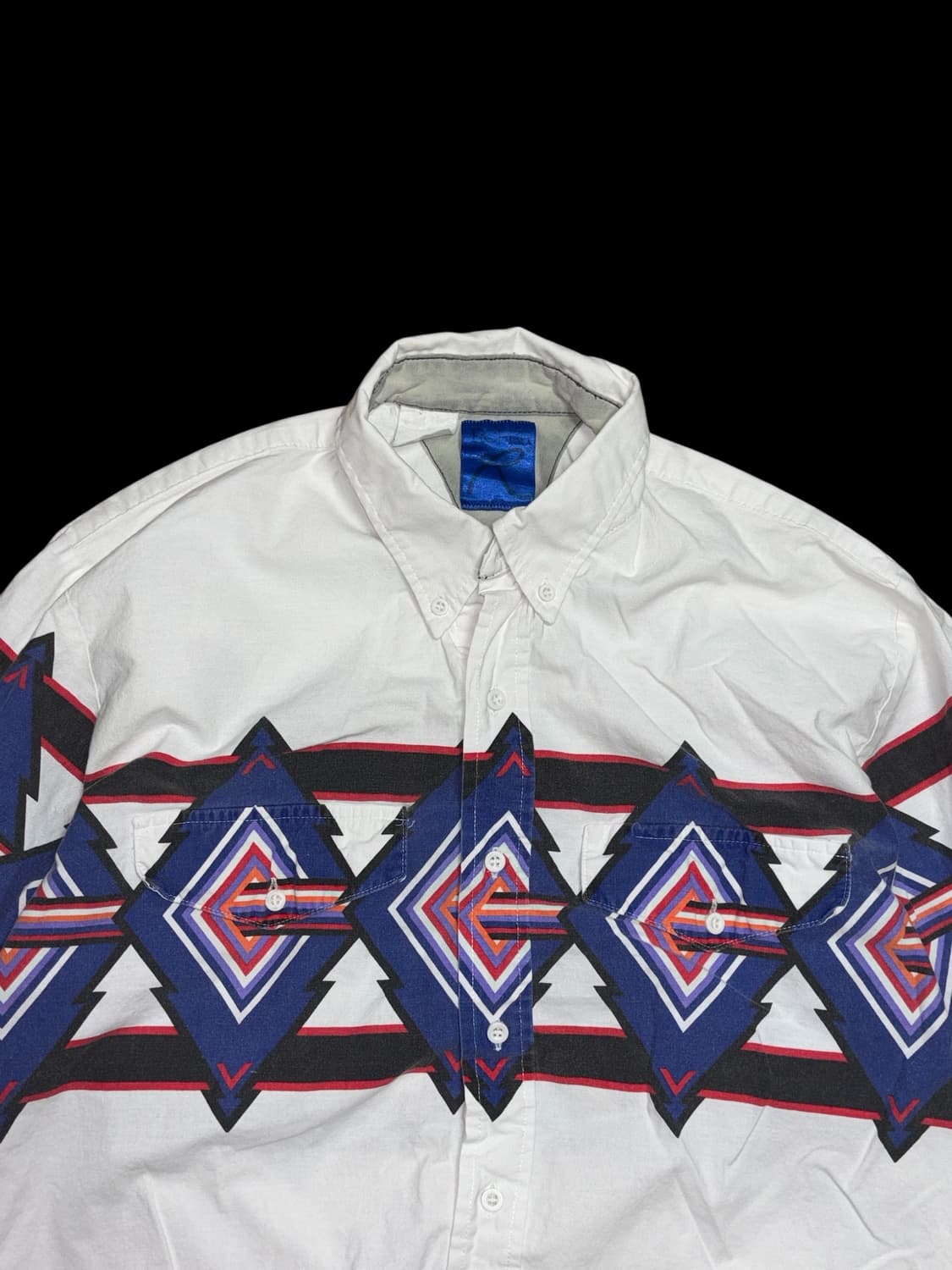 빈티지 인디언 아즈텍 패턴 웨스턴 셔츠 상품이미지5