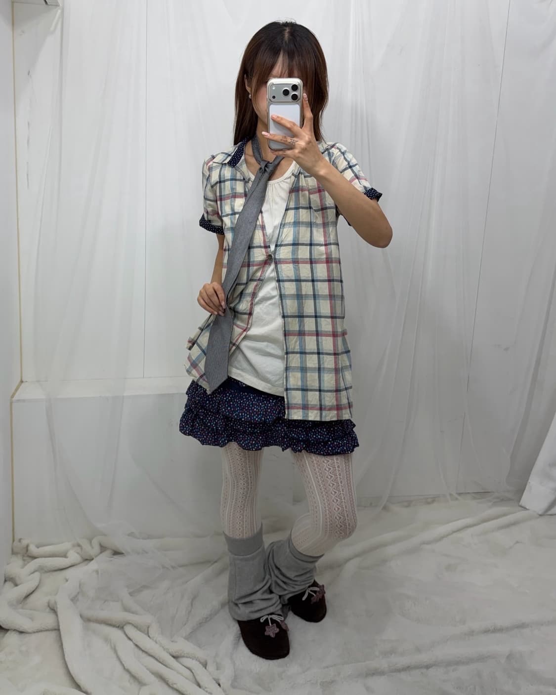 ˚꩜｡꾸안꾸 프레피 코디 ˚꩜｡ 상품이미지2