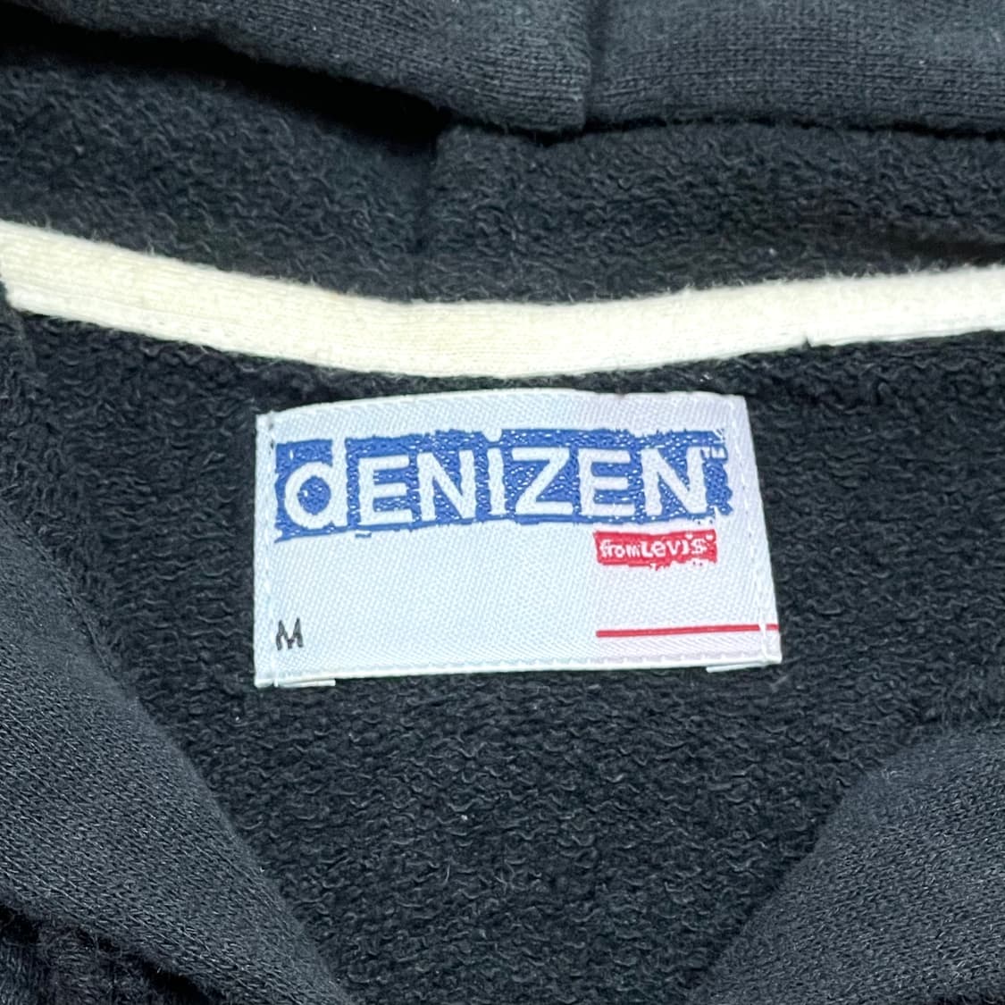 데니젠 프롬리바이스 블랙 후드집업 남성M 상품이미지3