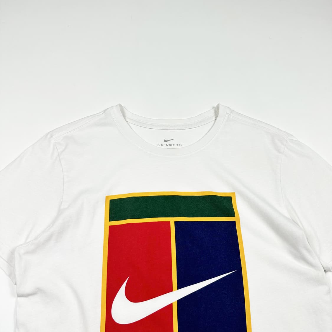 나이키 테니스로고 반팔티 화이트  L 상품이미지2