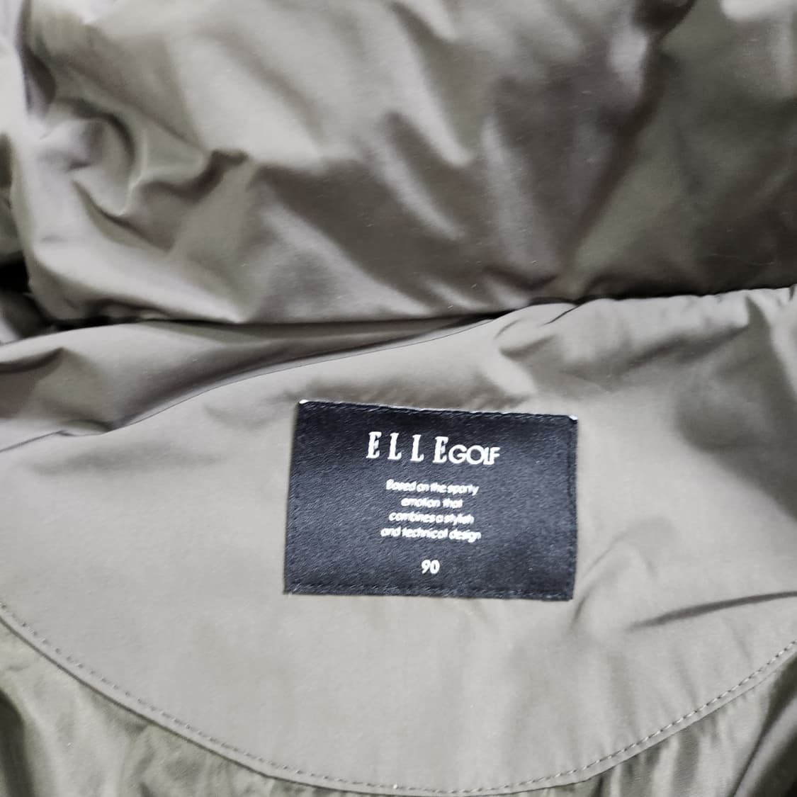 엘르 골프 롱패딩 상품이미지6