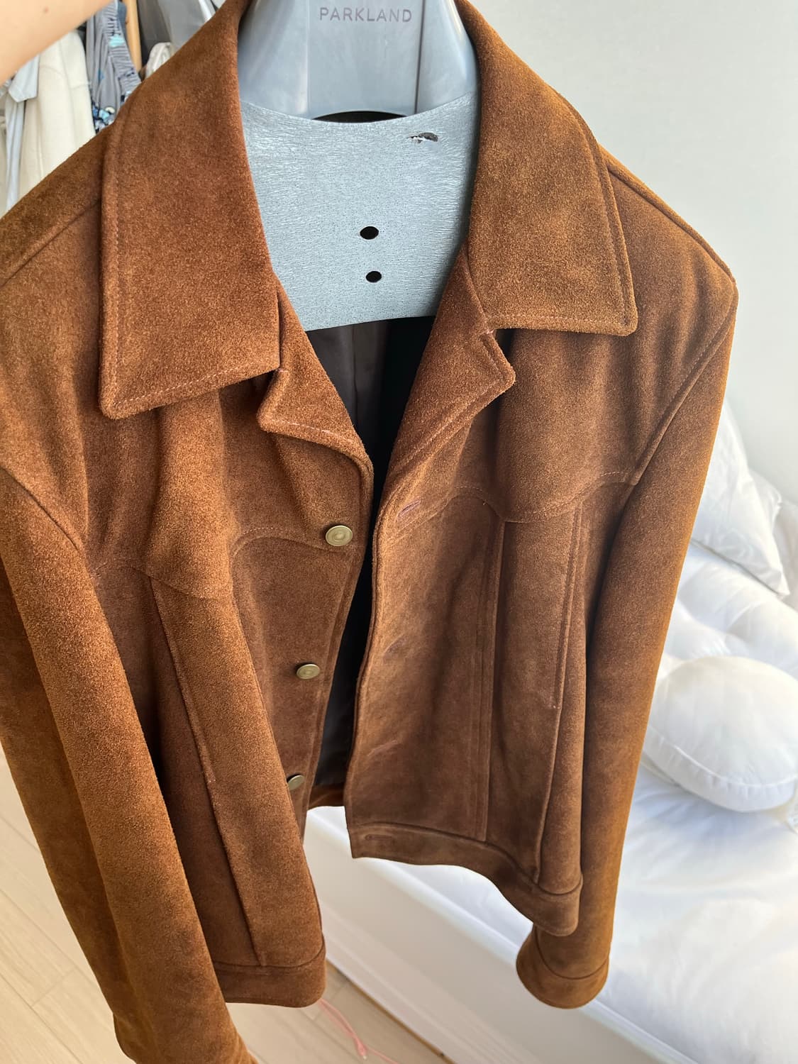 토니웩 웨스턴 스웨이드 트러커 자켓 L 상품이미지2