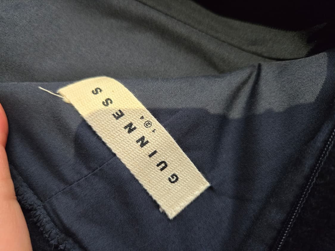 [무료배송]기네스 F 여성 이중 절개 롱 스커트 치마 네이비 상품이미지7