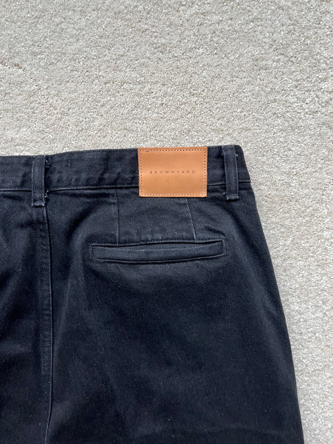 브라운야드 원턱 데님 팬츠 (30-31) 상품이미지6