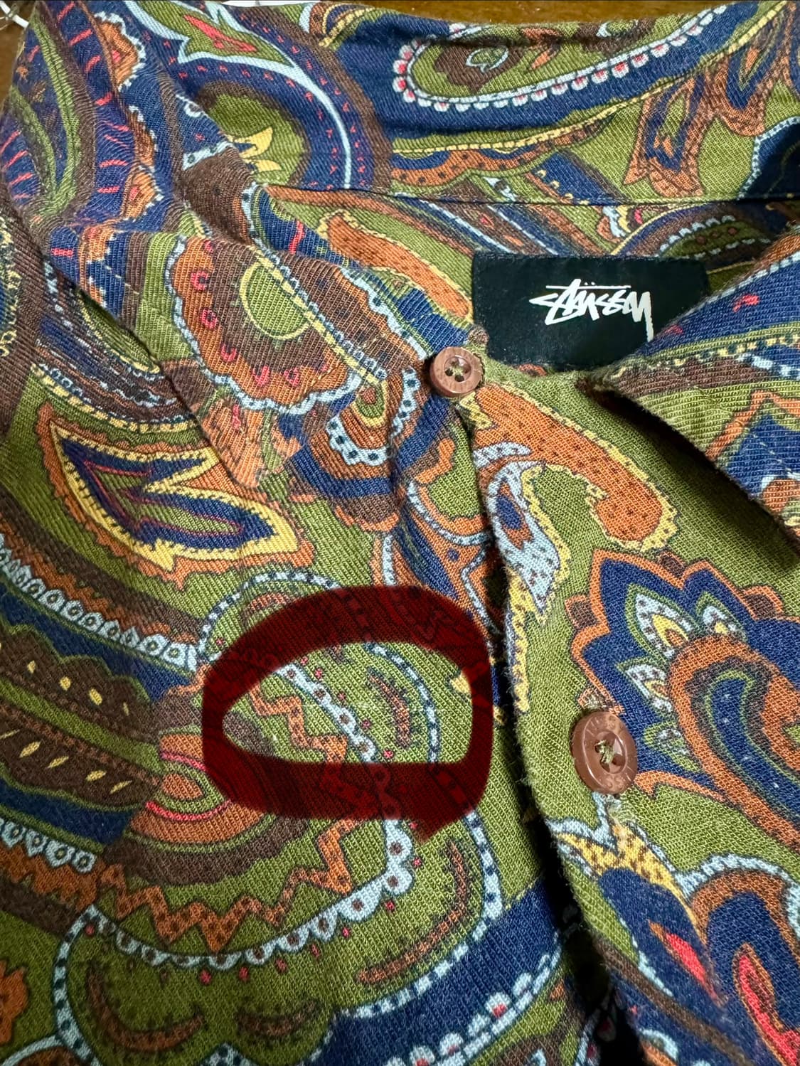 스투시 페이즐리 셔츠 M 상품이미지6
