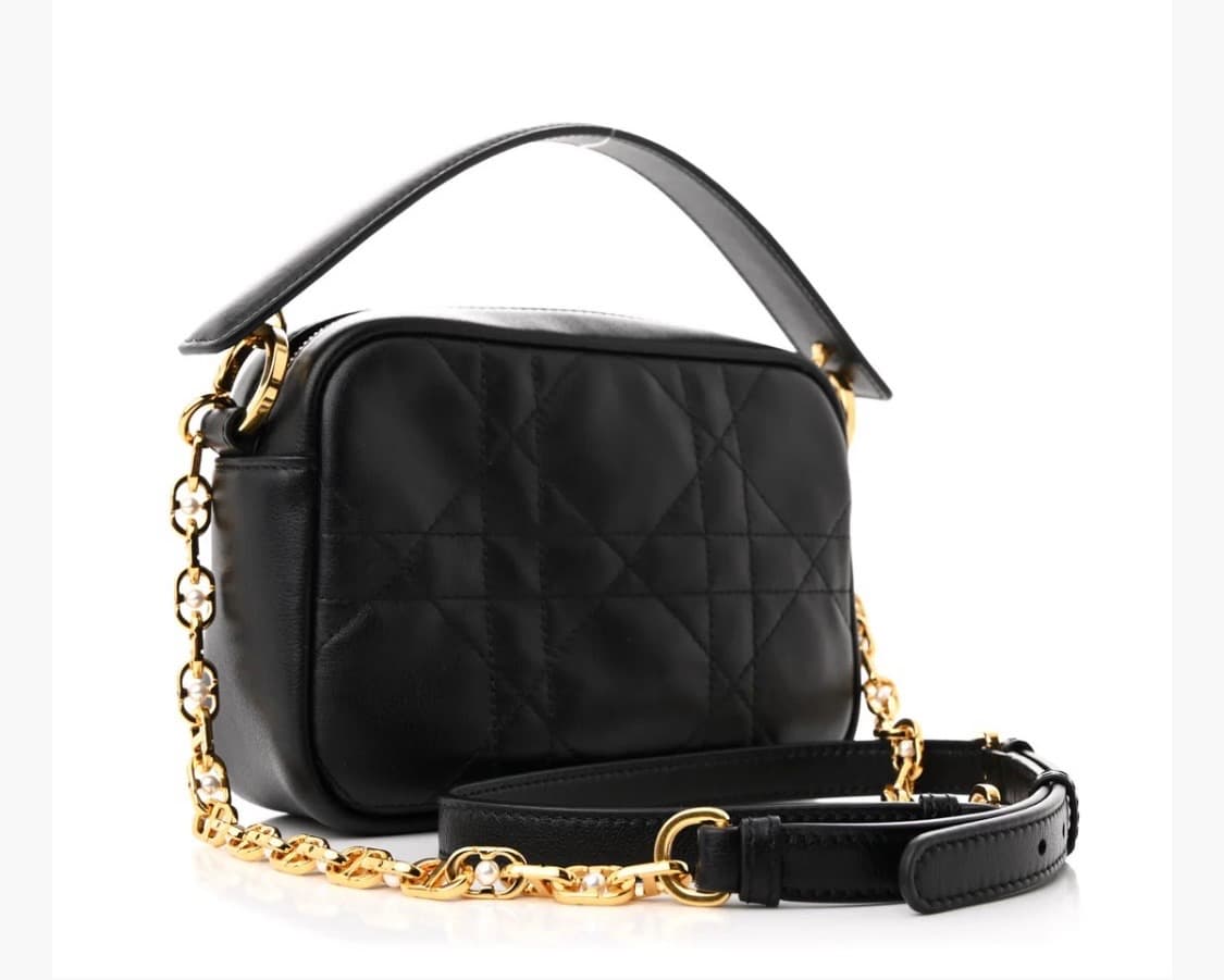 디올 카로 스몰 카메라백 블랙 상품이미지3