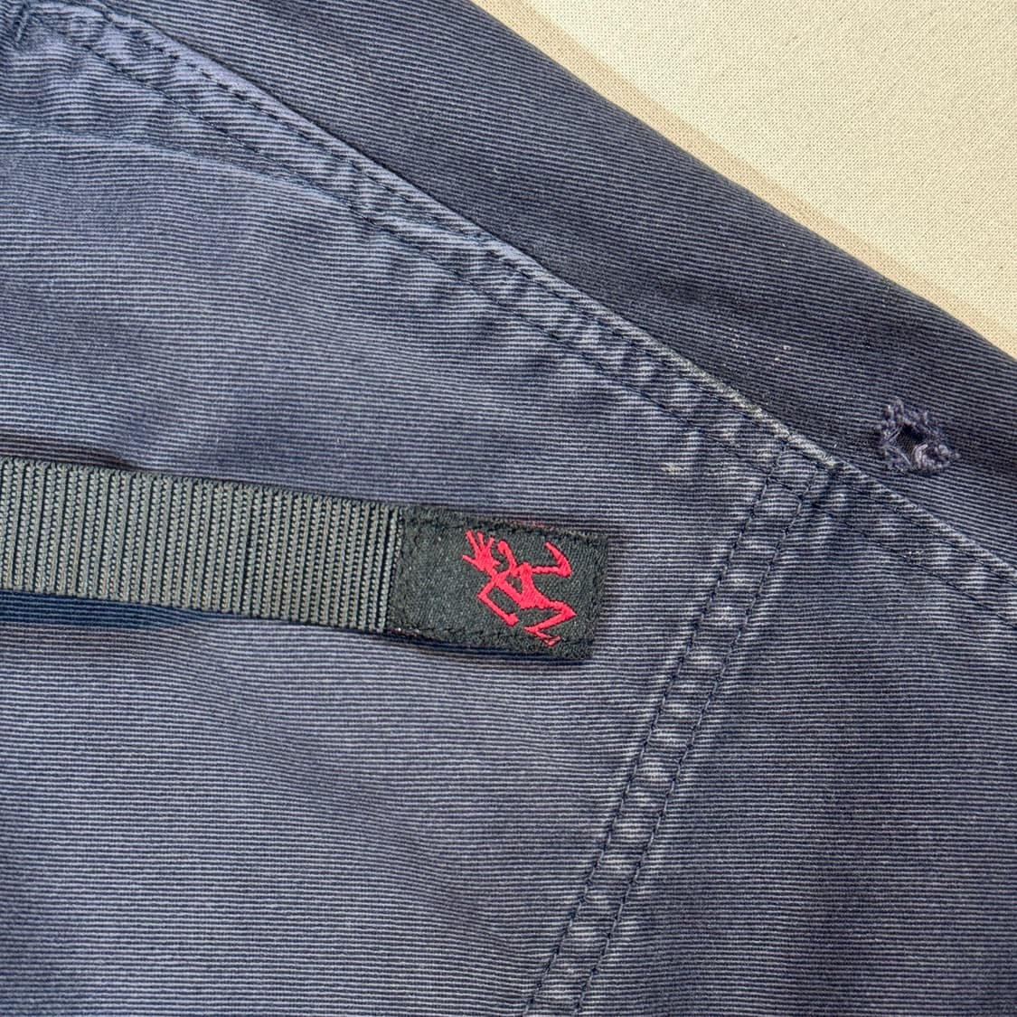 L) 그라미치 네이비 루즈테이퍼드 팬츠 면바지 상품이미지4