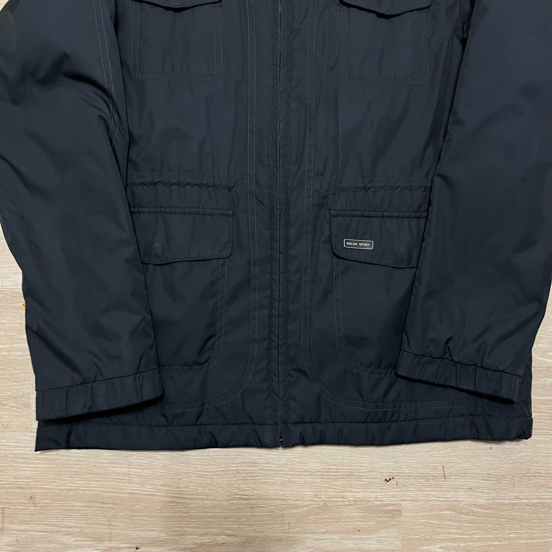 코오롱 스포츠 스탠드넥 포켓 바람막이 자켓 [네이비] M/95 상품이미지3