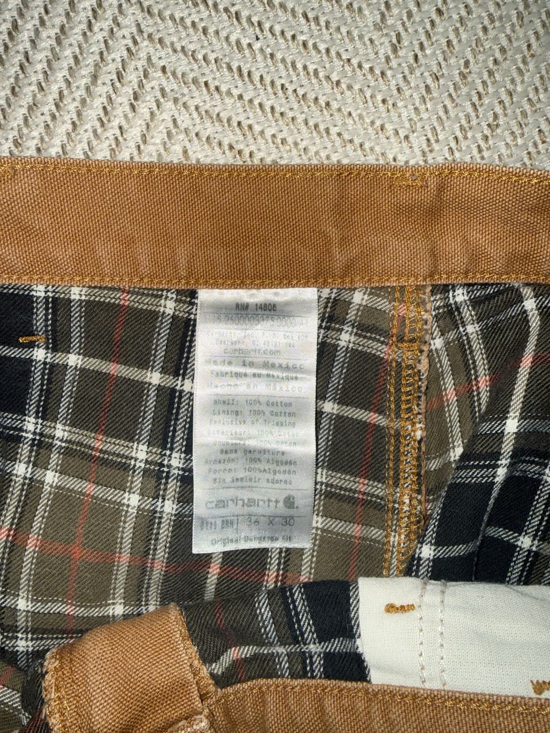 칼하트 싱글니 팬츠 상품이미지4