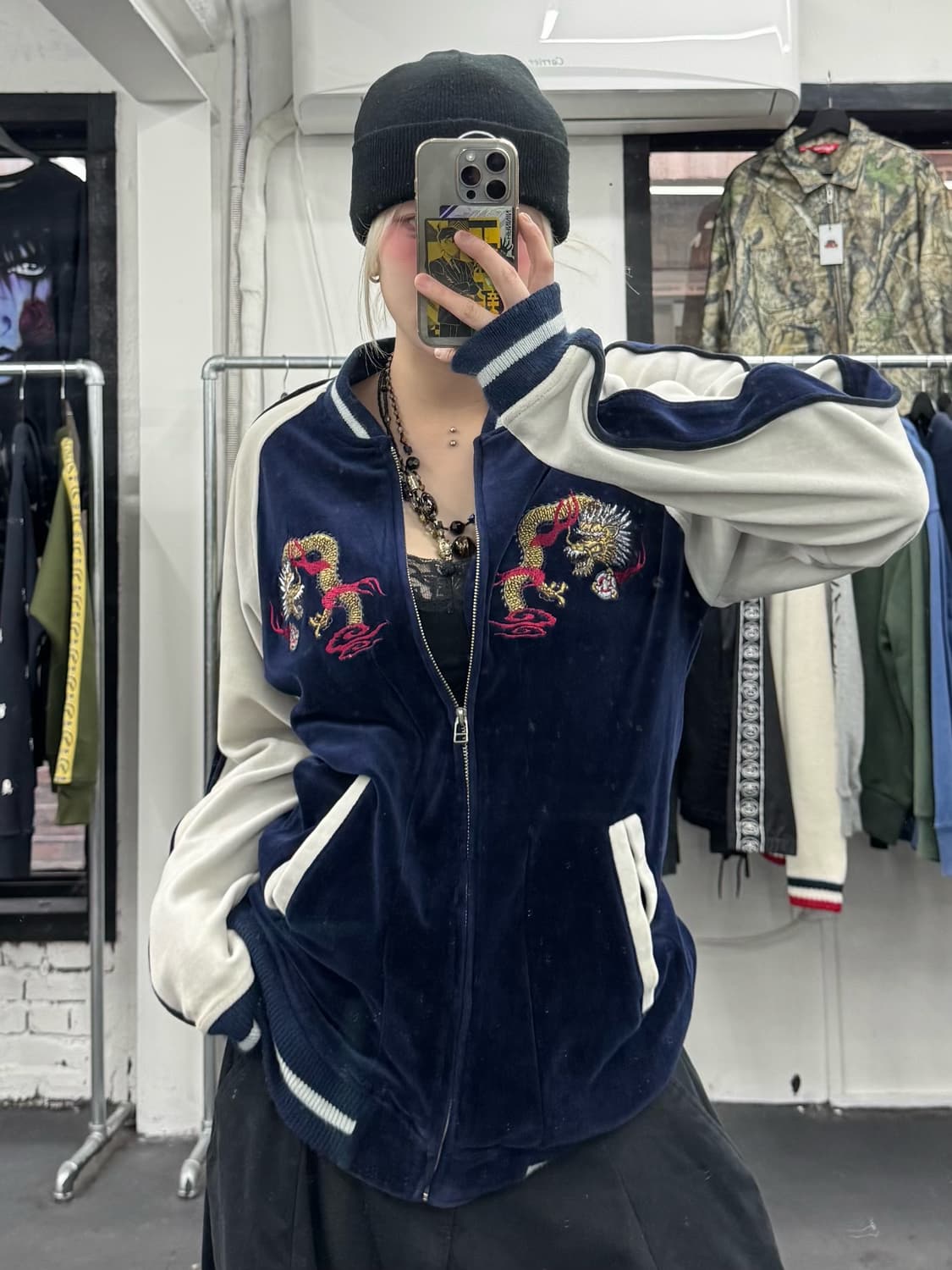 VTG 오리엔탈 벨벳 스카잔 상품이미지3