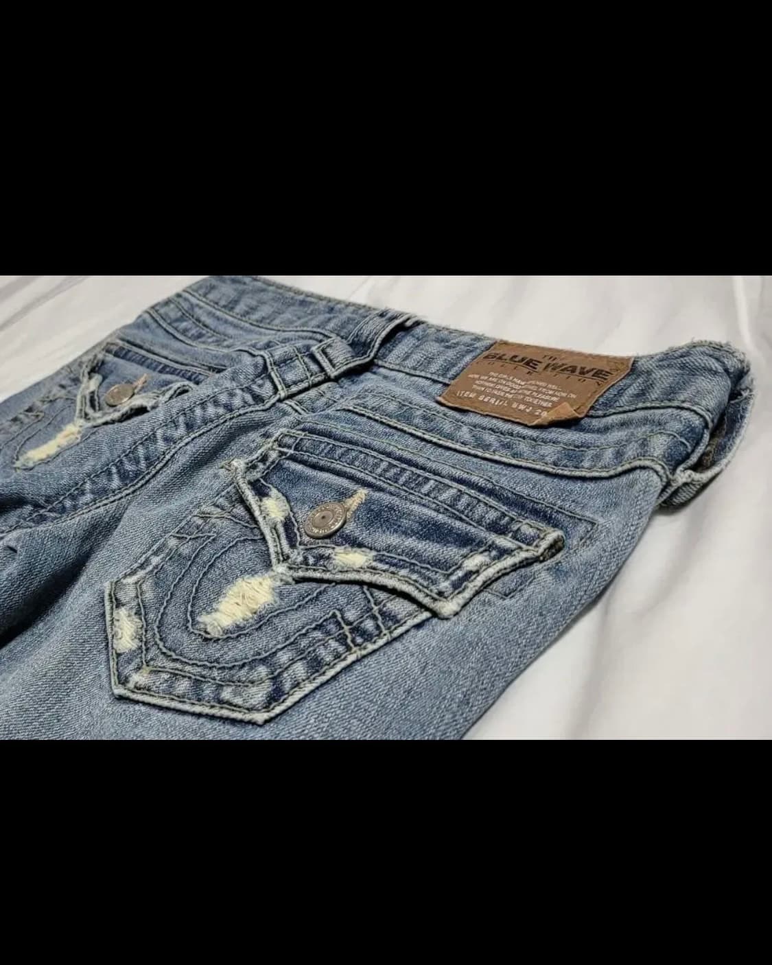 블루웨이브 24인치 큐빅스타일 부츠컷 진 상품이미지5