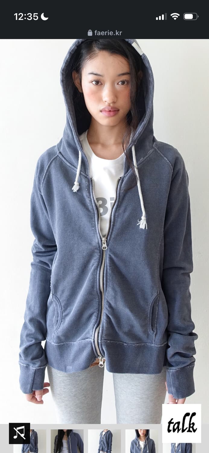 washed lily hoodie 구해요 상품이미지1