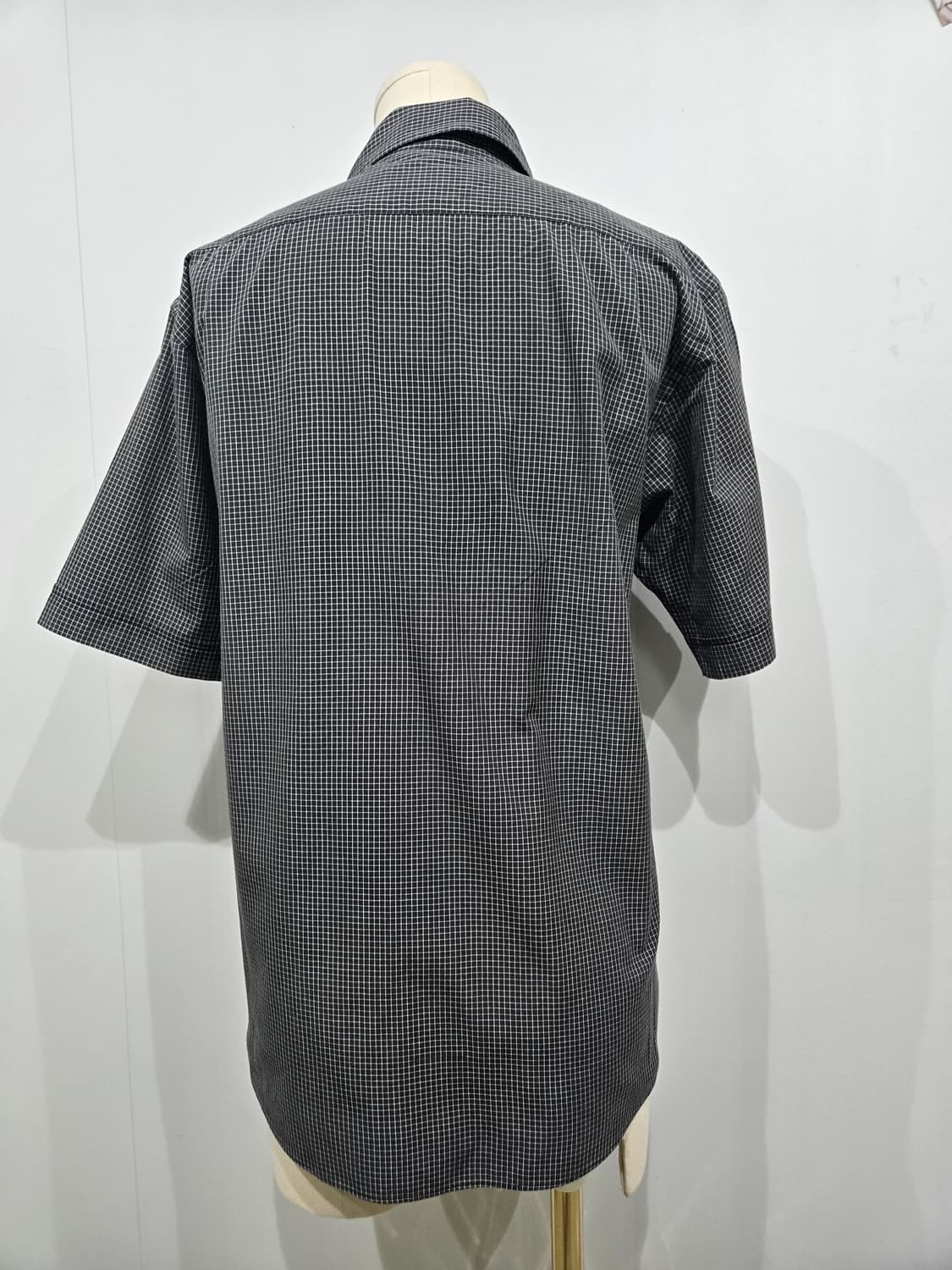 버버리 체크 반팔 남방 셔츠 상품이미지2