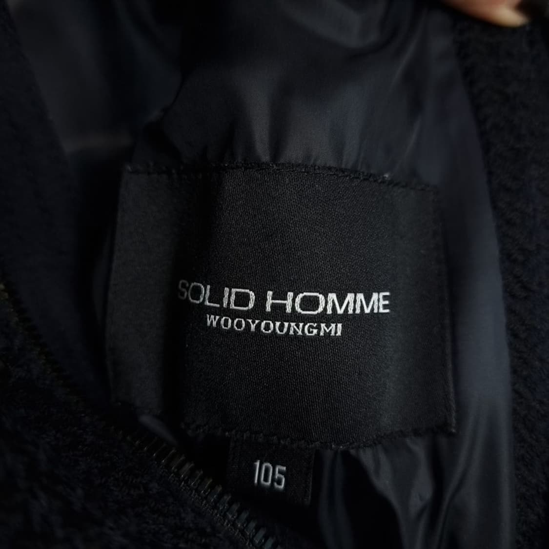 [솔리드 옴므] 캐시미어 블랜디드 니트 쉘 구스다운 패딩 P01350 상품이미지6