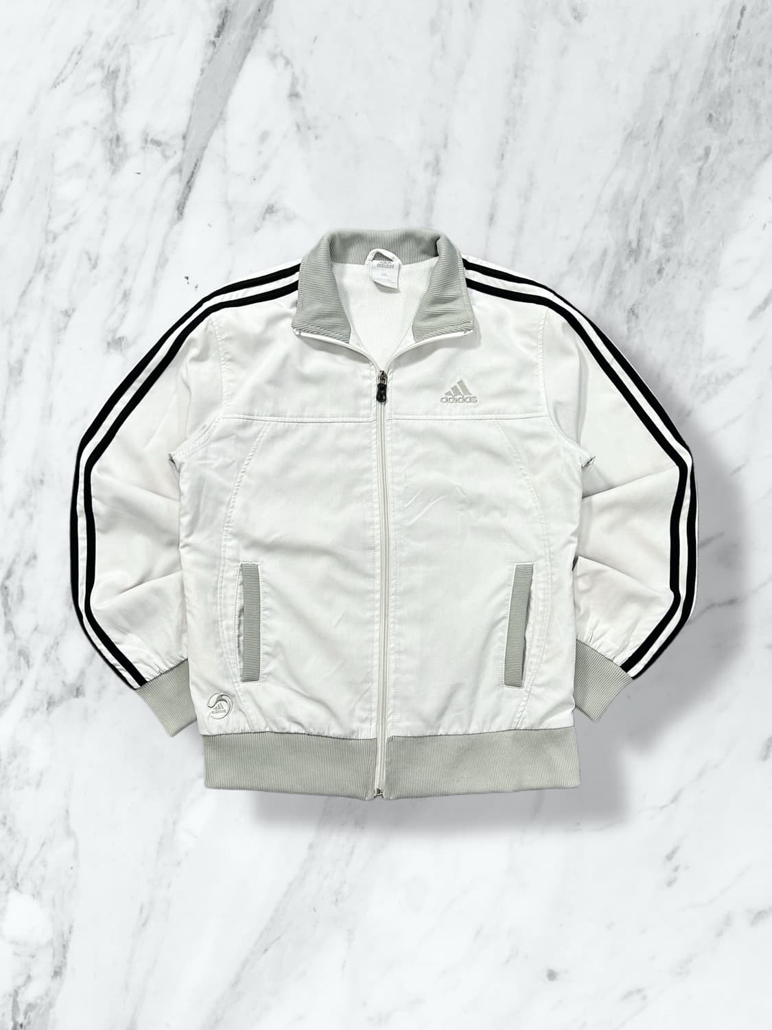 아디다스 00‘s 화이트 바람막이 트랙탑 져지 2XL 상품이미지1