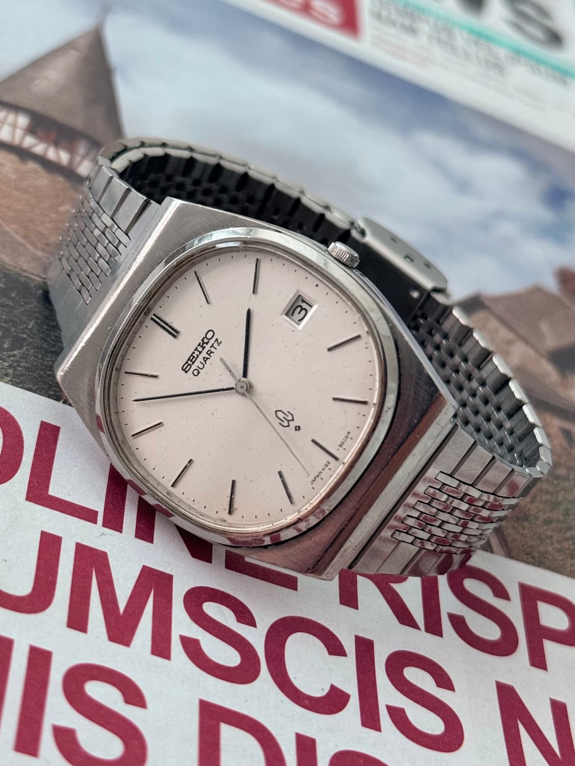 Seiko 세이코 쿼츠 스퀘어 1976 상품이미지4