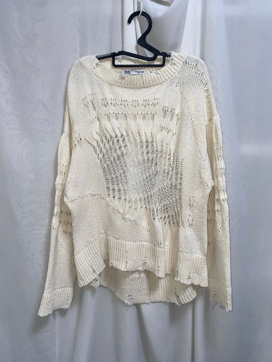 그런지 데미지 니트 펑크 고딕 y2k 상품이미지2