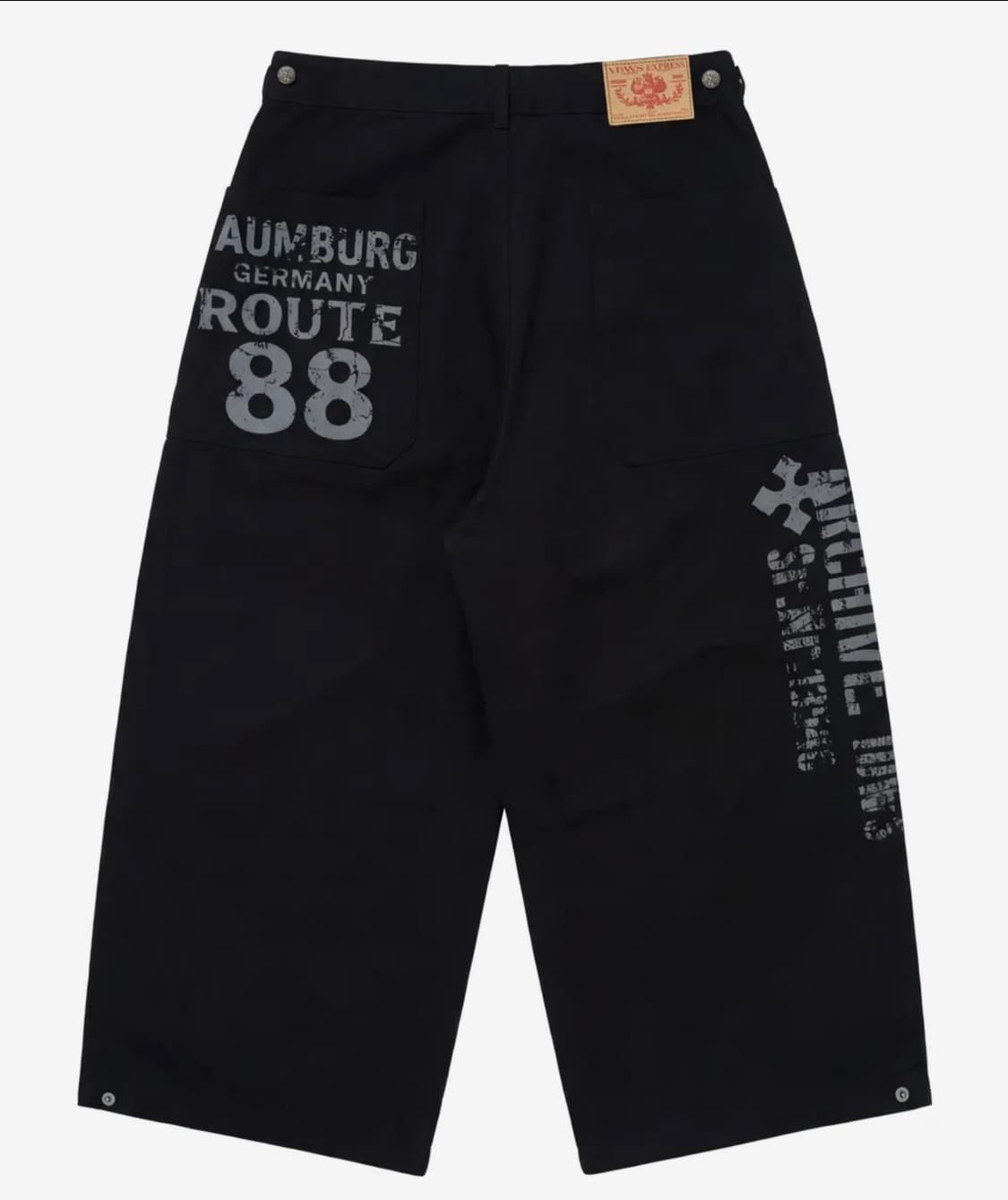 아이돈워너셀 루트 프린트 벌룬 팬츠 상품이미지2