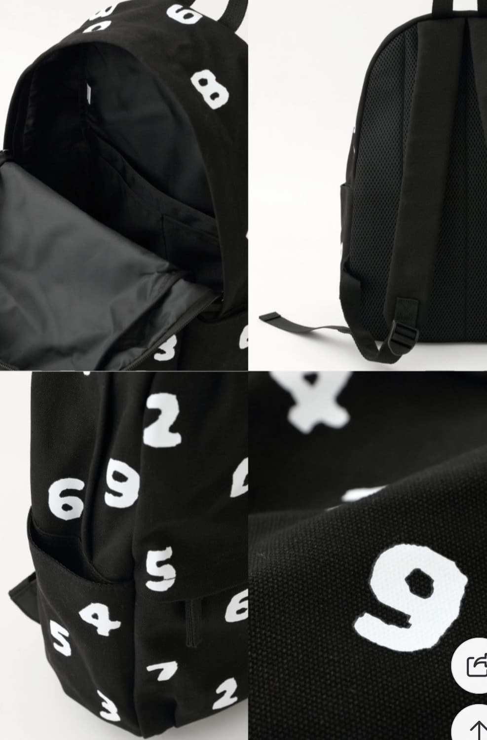 SOUSOU 소우소우 고쿠요 콜라보 숫자 백팩 상품이미지2