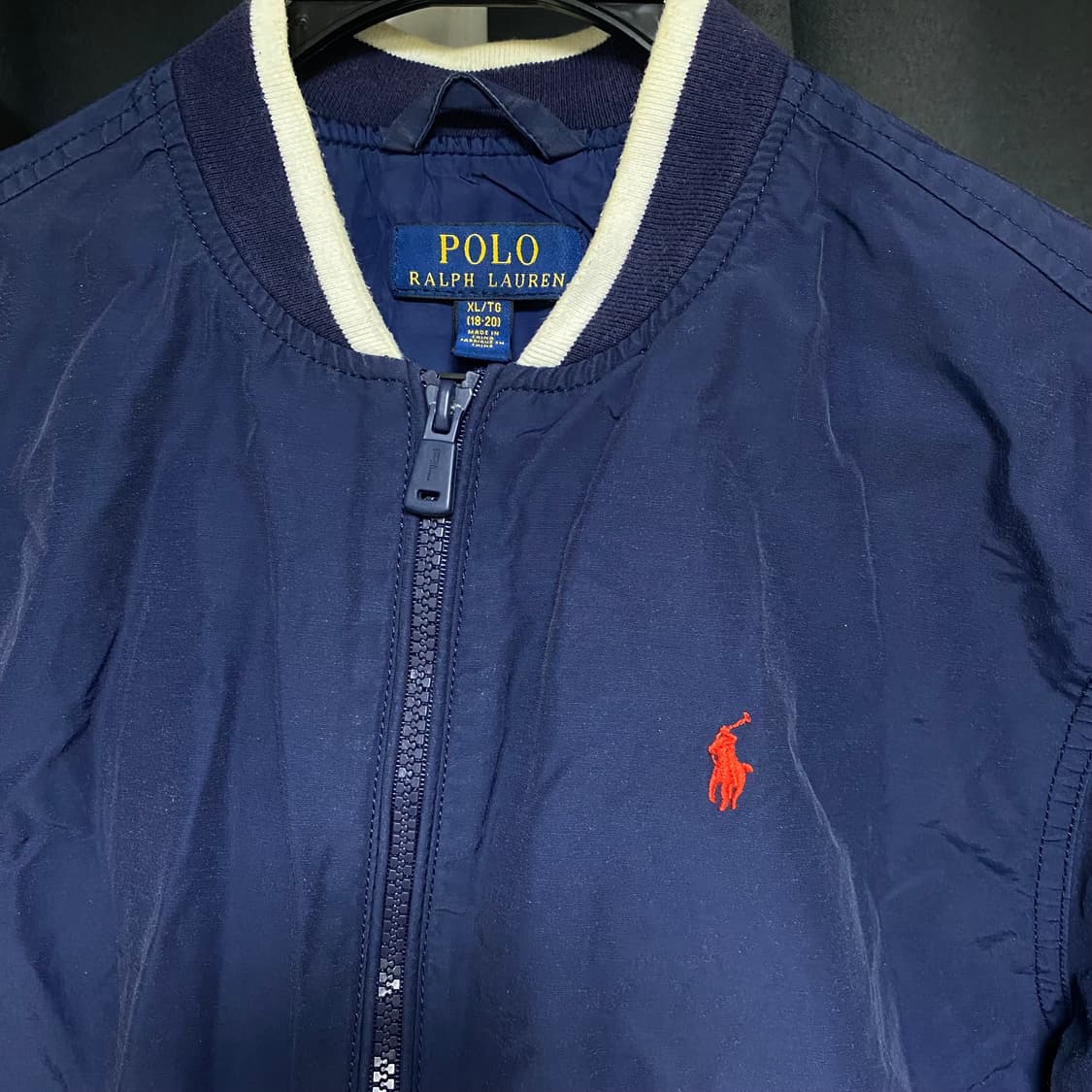 폴로 랄프로렌 키즈 블루종 자켓 XL 상품이미지3