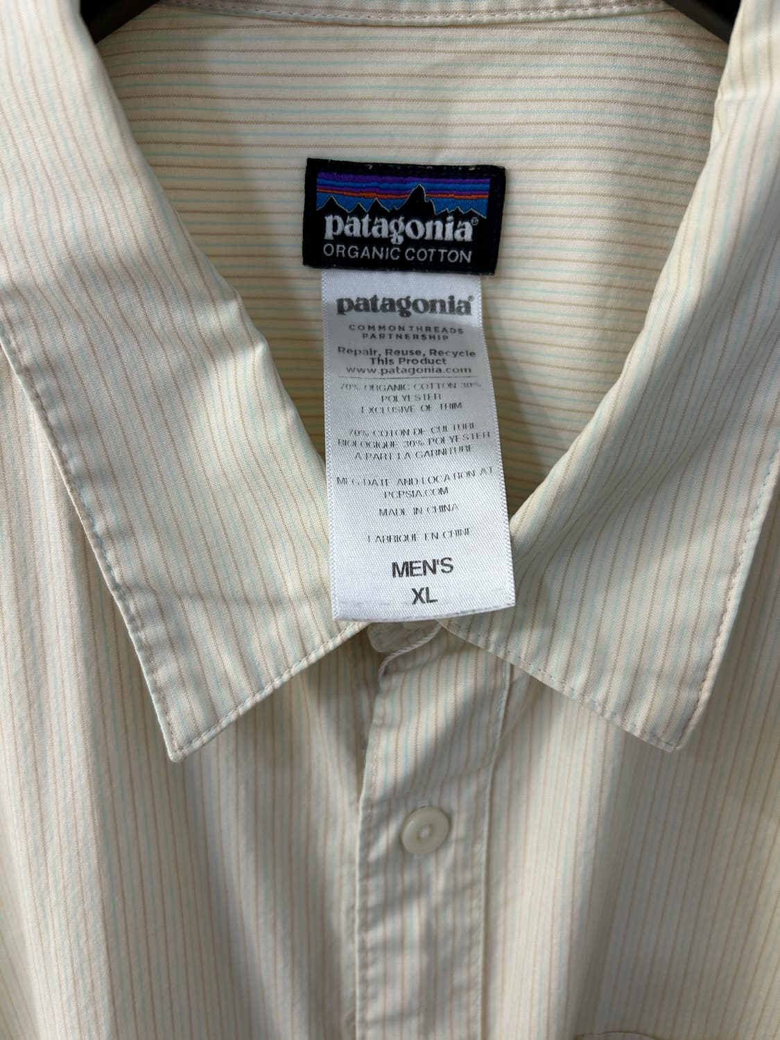 파타고니아 시어서커 반팔 셔츠 상품이미지4