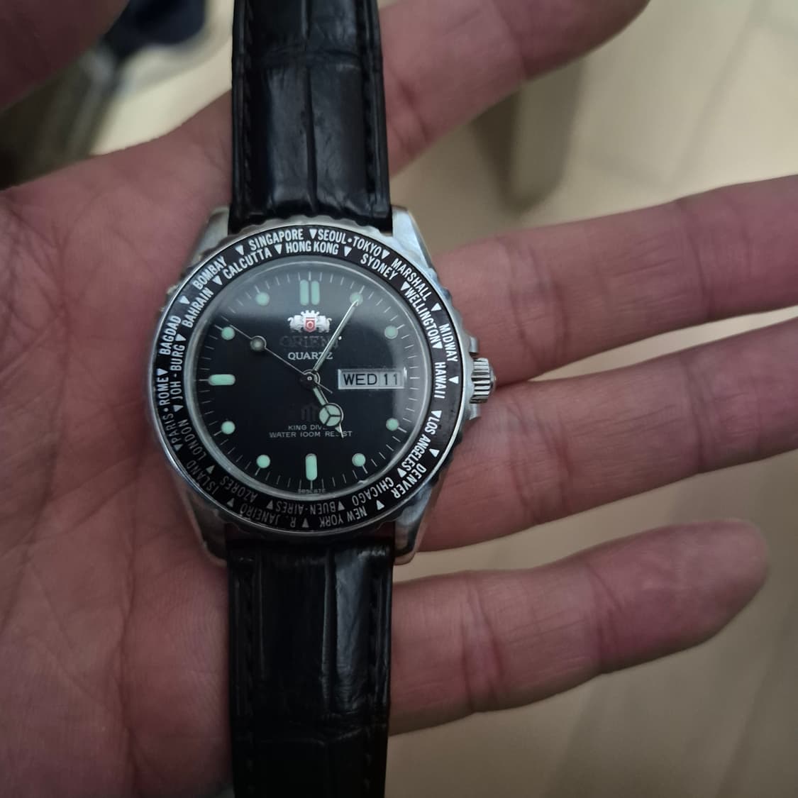 빈티지 오리엔트 킹다이버 월드타임 상품이미지2