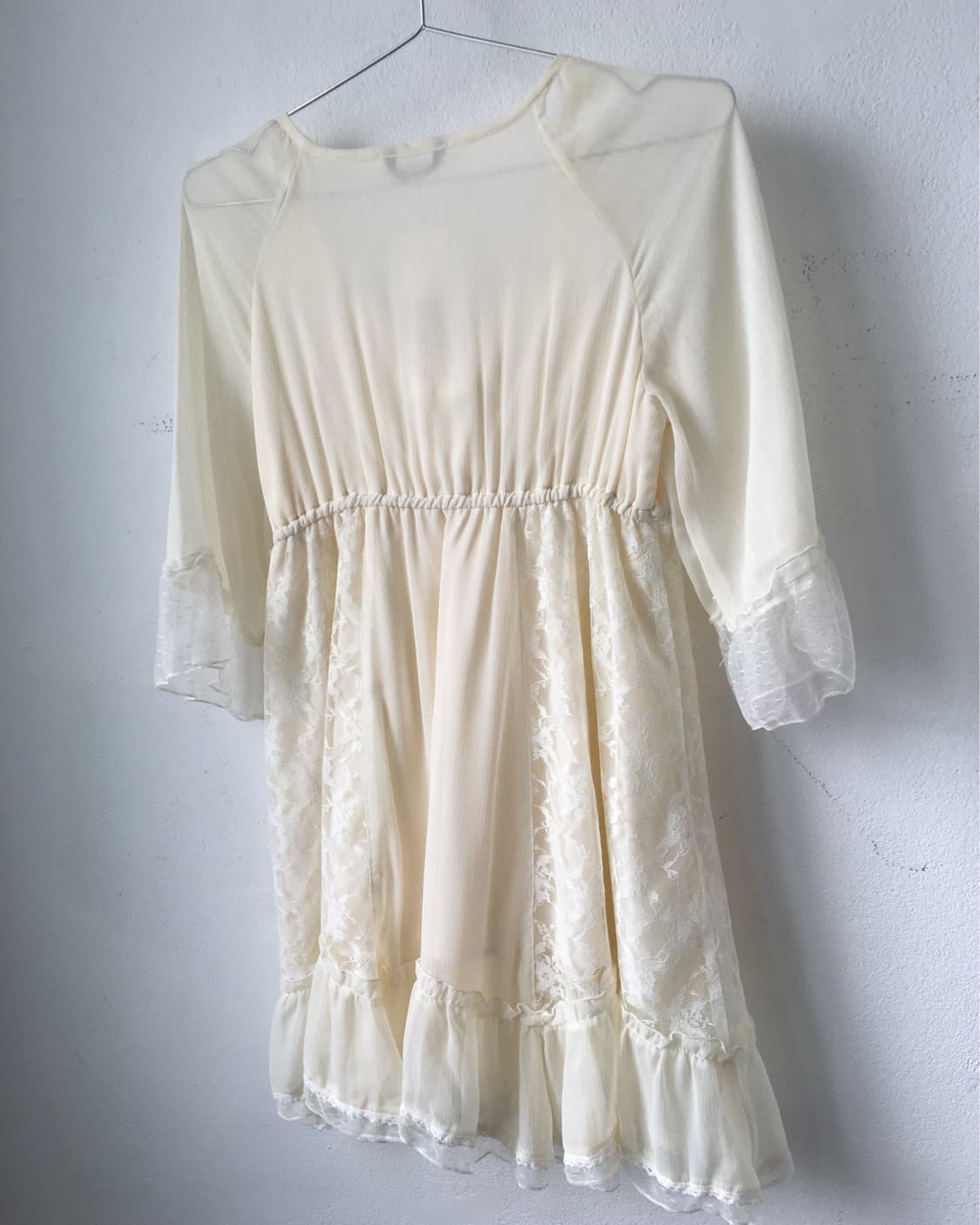 Lace layered blouse onepiece 상품이미지6