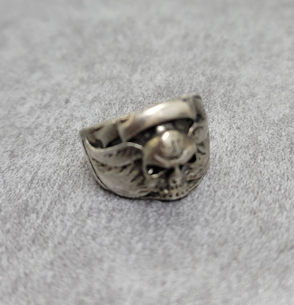 스컬 해골 빈티지반지 상품이미지4