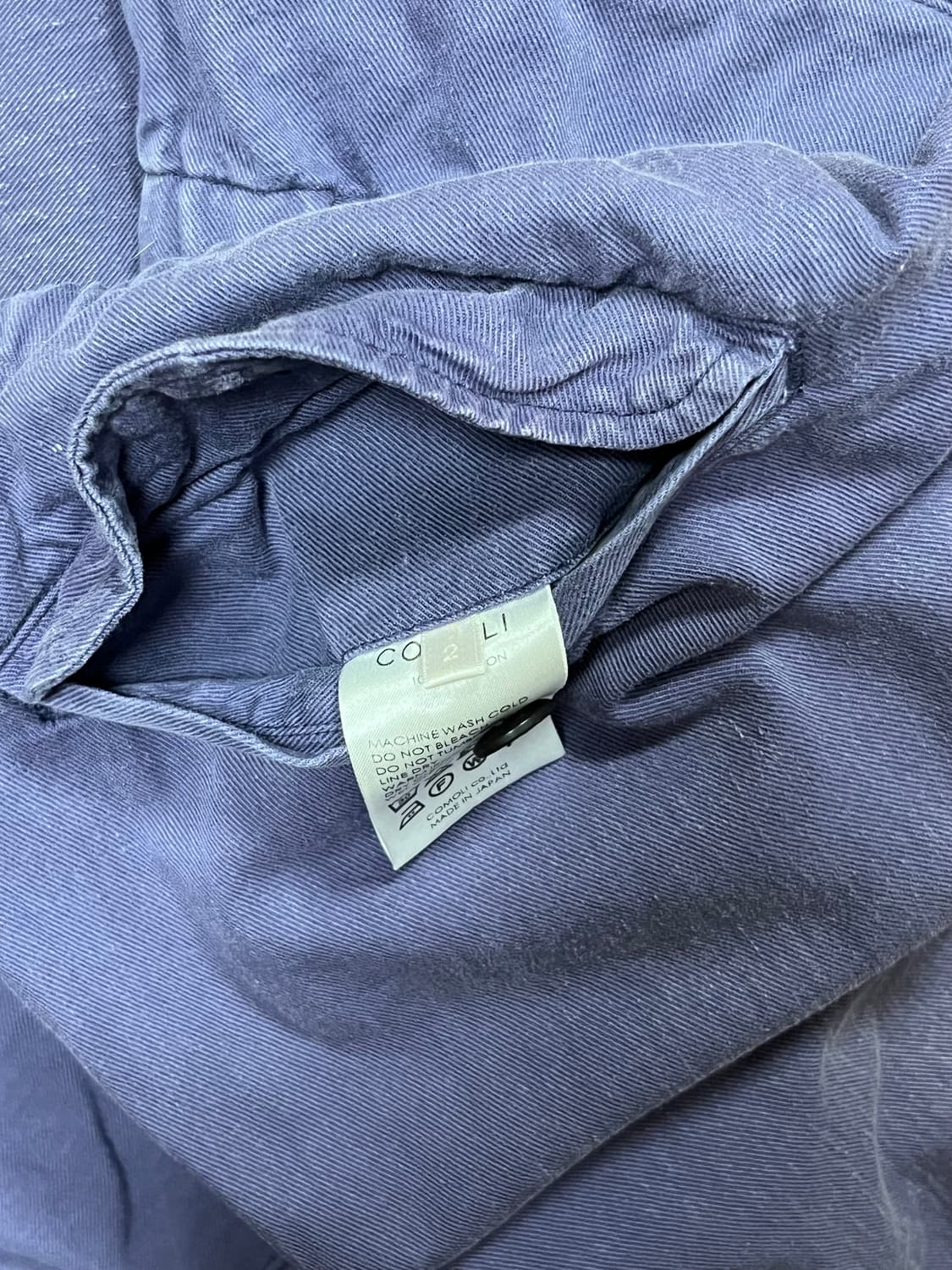 [2] 코모리 / 25SS 코튼드릴 니턱팬츠 상품이미지5