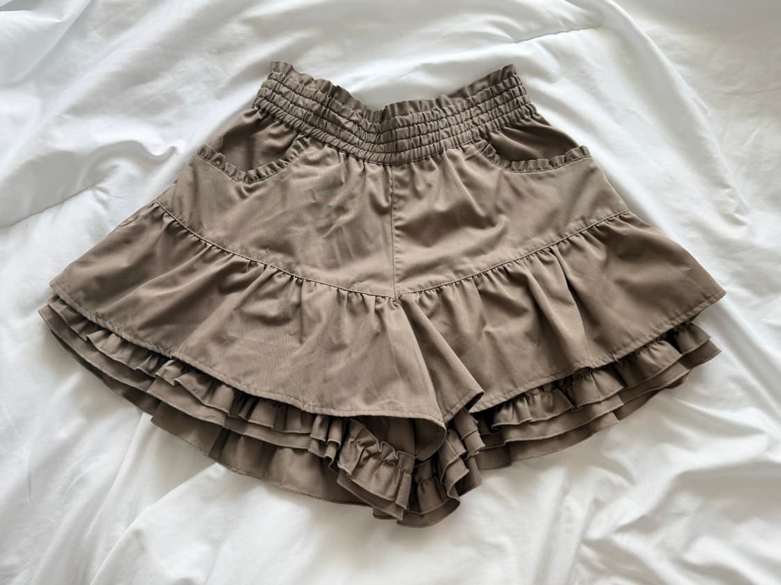 빈티지 프릴 반바지 상품이미지1