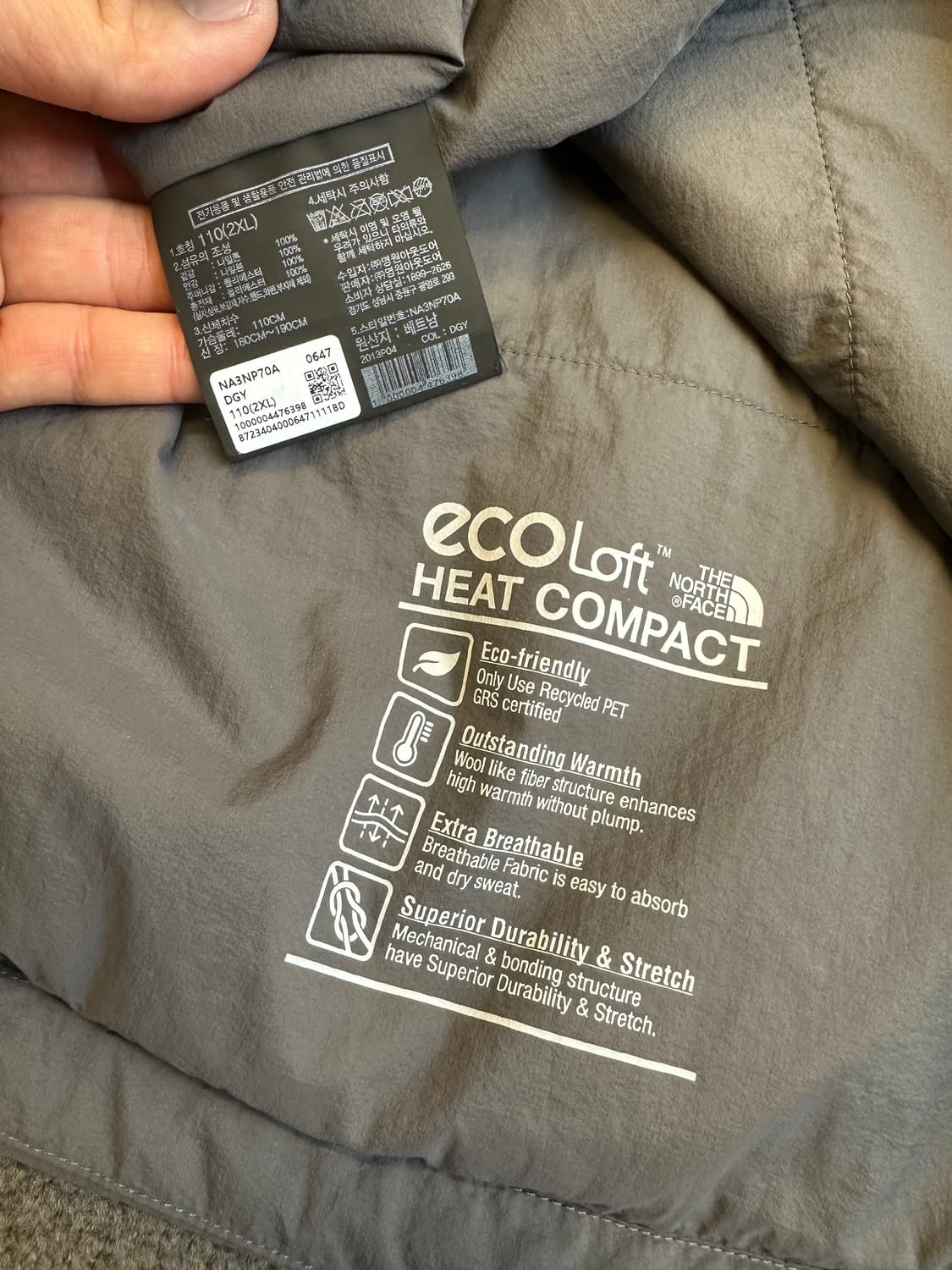 노스페이스 EcoLoft 풀오버 2XL 상품이미지5