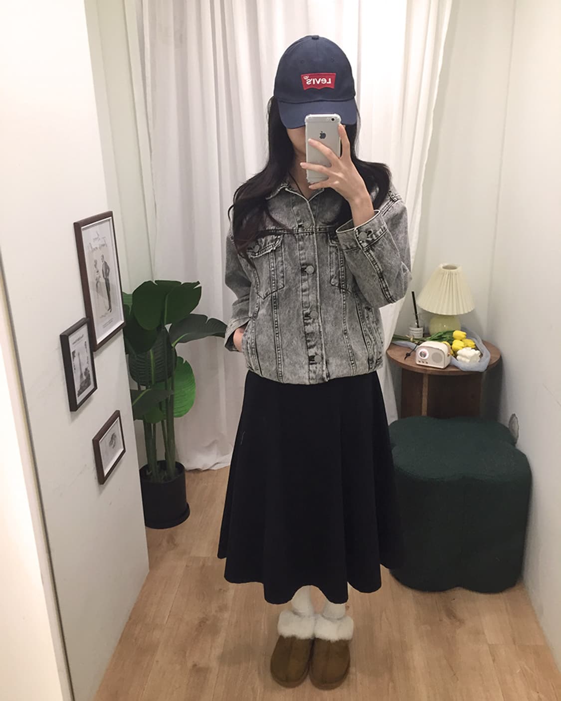 여성 자라 워싱 데님자켓 100 상품이미지1