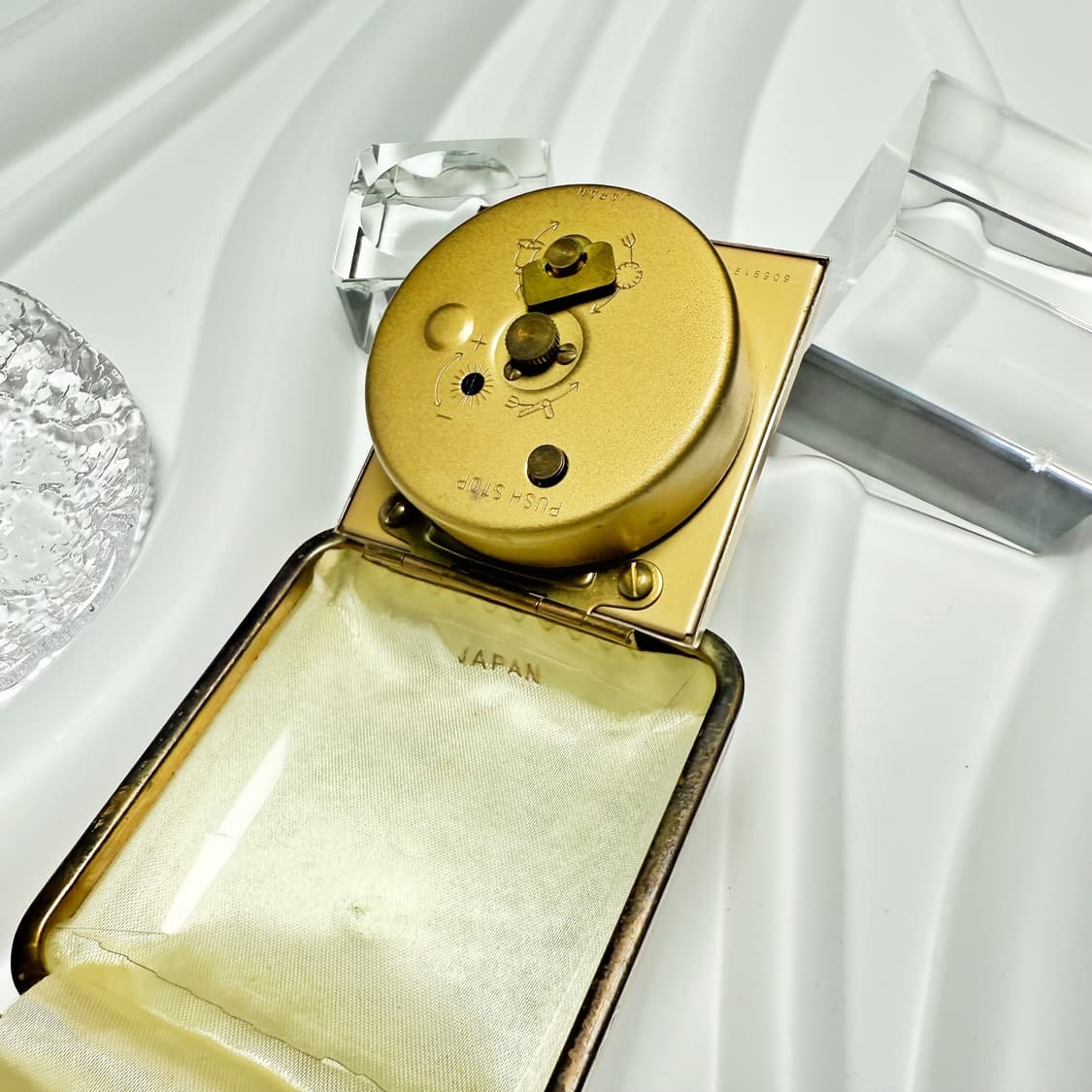 80's90's 세이코 빈티지 트래블 클락 접이식 휴대용 탁상시계 상품이미지5