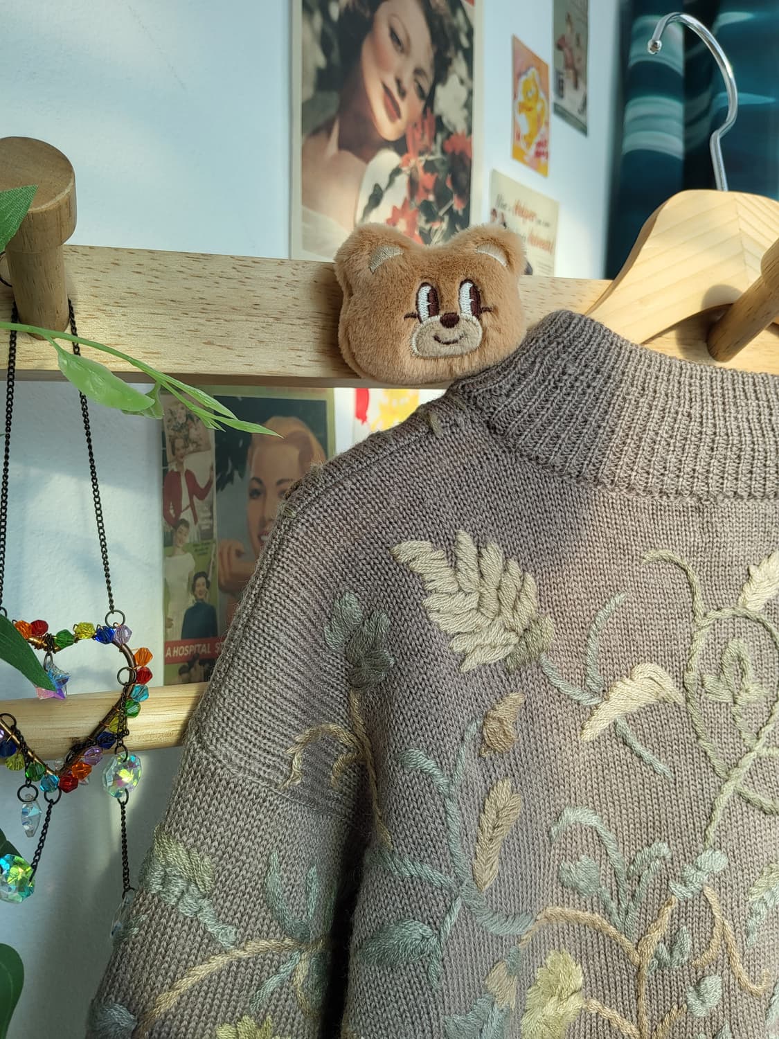 플라워 자수 빈티지 니트 상품이미지8